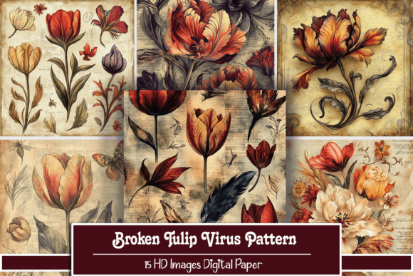 Elevating Digital Aesthetics: The Strategic Value of the Broken Tulip Virus Pattern