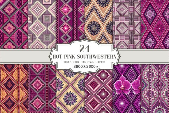 Integrating Hot Pink Southwestern Seamless Patterns into Professional Creative Workflows