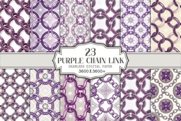Mastering the Purple Chain Link Seamless Pattern for Professional Designs