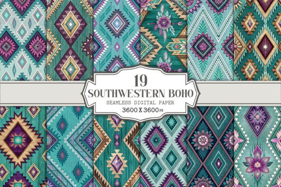 Southwestern Boho Seamless Pattern Guide
