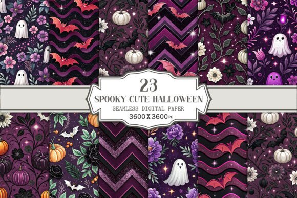 Spooky Cute Halloween Seamless Pattern Guide
