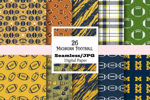 Strategic Design Deployment: Leveraging the Seamless Michigan Football Pattern for Brand and Creative Growth