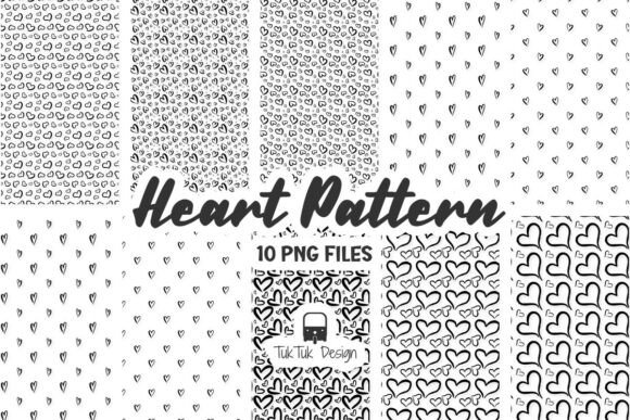 Unlocking Creative Potential with the Hand Drawn Heart Pattern PNG Bundle