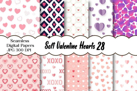 Unlocking Creative Romance with Soft Valentine Hearts Digital Paper