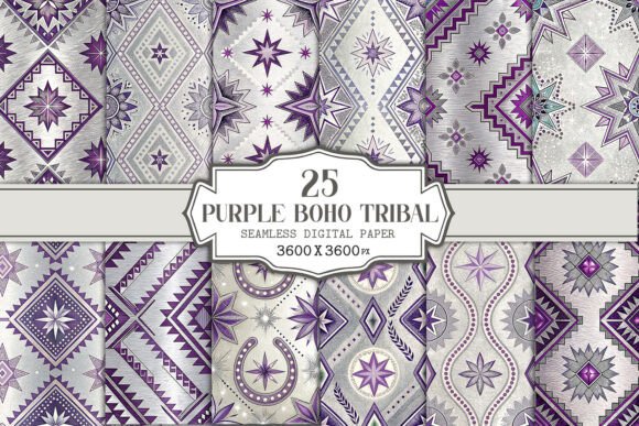 Unlocking Creativity: The Ultimate Guide to Purple Boho Tribal Seamless Patterns