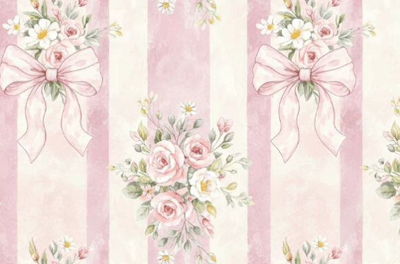 Unlocking the Potential of the Soft Watercolor Floral Bow Pattern Collection
