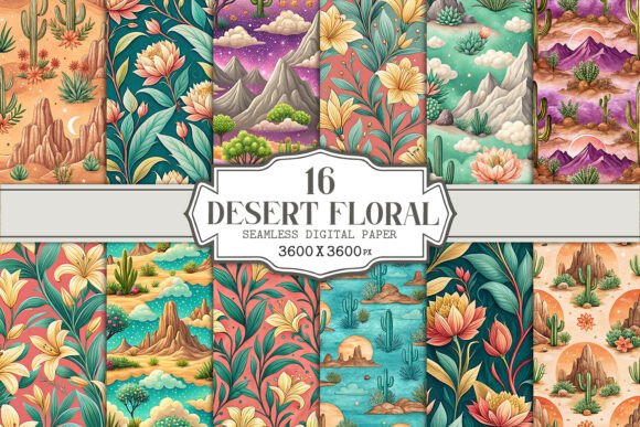 Unlocking the Potential of Your Desert Floral Seamless Pattern Bundle
