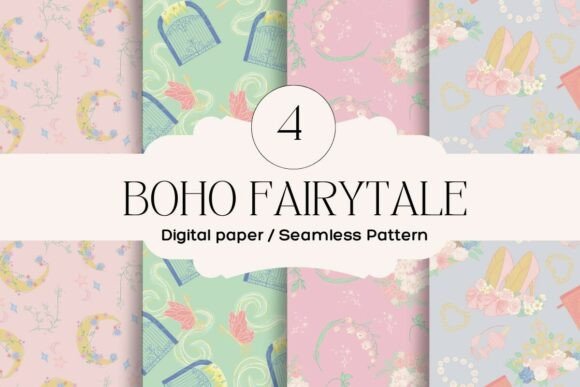 Unlocking Whimsy: A Guide to Boho Fairytale Digital Paper Seamless Patterns
